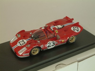 Ferrari 512 S Spyder CH 1006 24 Hrs Daytona 1971 NART #23 Buoknum / Adamowloz - Built 1:43